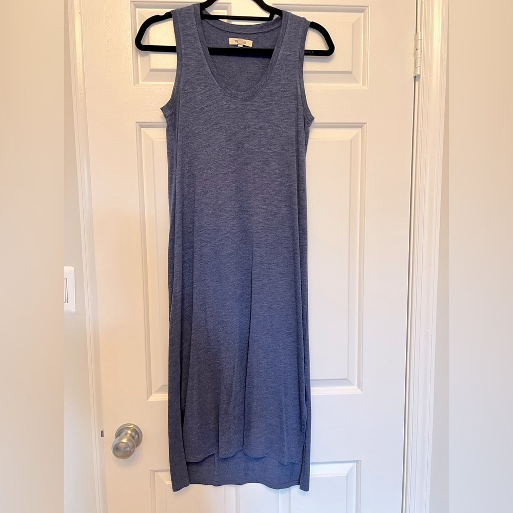 Madewell, blue midi-dress, size XS